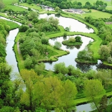 Flyfishing River and Lakes at Avon Springs Fishery Wiltshire 